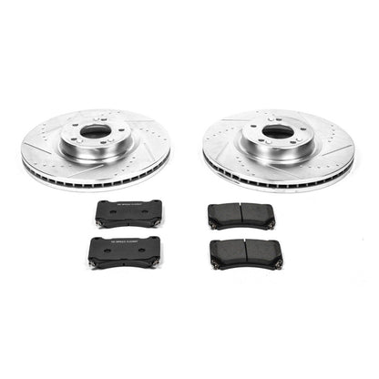 PowerStop Power Stop 09-14 Hyundai Genesis Front Z23 Evolution Sport Brake Kit K5843