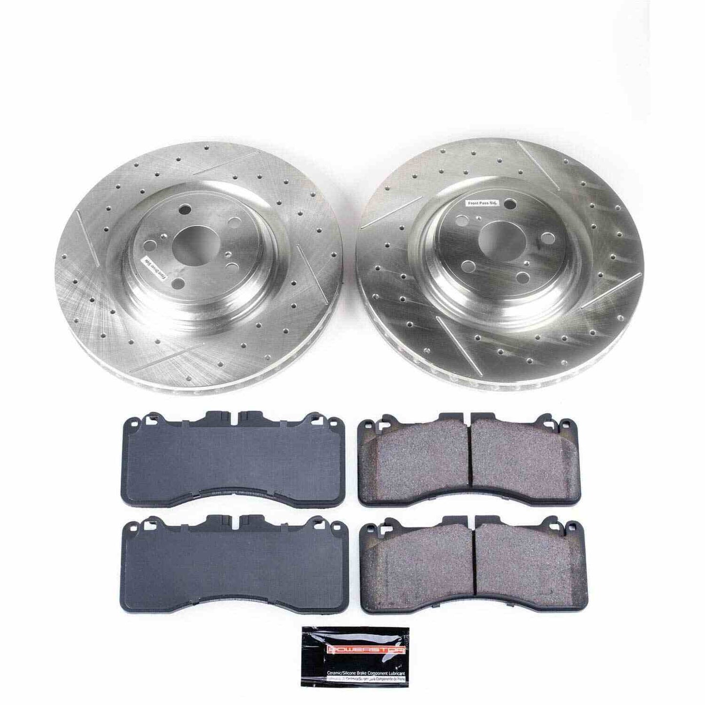 PowerStop Power Stop 10-17 Lexus LS460 Front Z23 Evolution Sport Brake Kit K5849