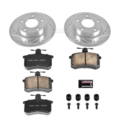 PowerStop Power Stop 96-01 Audi A4 Quattro Rear Z23 Evolution Sport Brake Kit K584