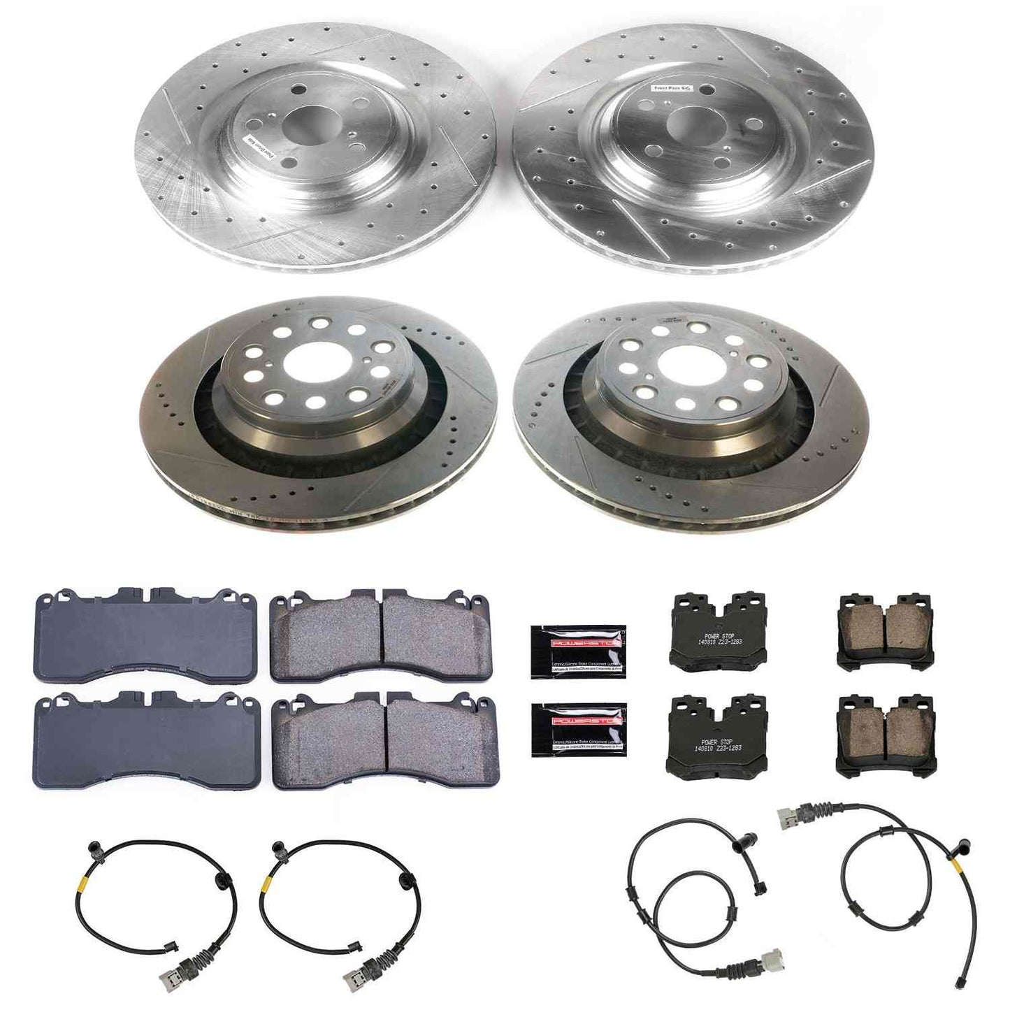 PowerStop Power Stop 10-17 Lexus LS460 Front & Rear Z23 Evolution Sport Brake Kit K5850