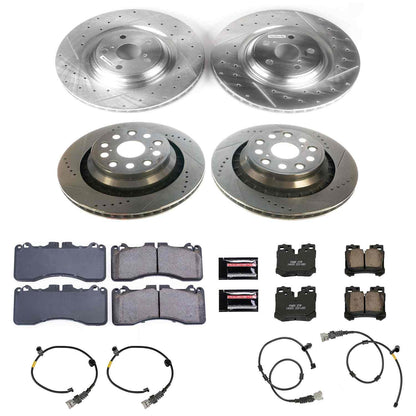 PowerStop Power Stop 10-17 Lexus LS460 Front & Rear Z23 Evolution Sport Brake Kit K5850