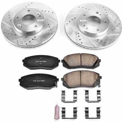 PowerStop Power Stop 07-10 Kia Rondo Front Z23 Evolution Sport Brake Kit K5851