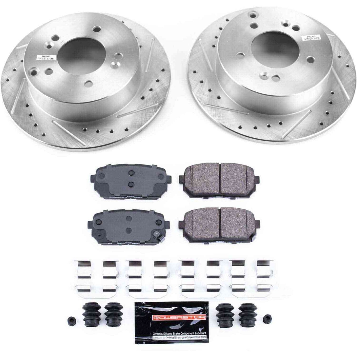 PowerStop Power Stop 07-10 Kia Rondo Rear Z23 Evolution Sport Brake Kit K5853