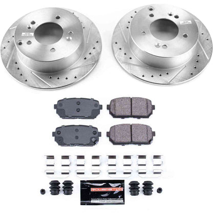 PowerStop Power Stop 07-10 Kia Rondo Rear Z23 Evolution Sport Brake Kit K5853