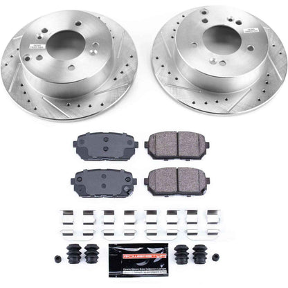 PowerStop Power Stop 07-10 Kia Rondo Rear Z23 Evolution Sport Brake Kit K5853
