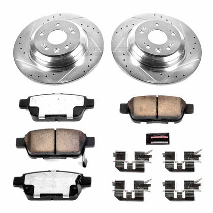 PowerStop Power Stop 09-14 Acura TL Rear Z36 Truck & Tow Brake Kit K5854-36