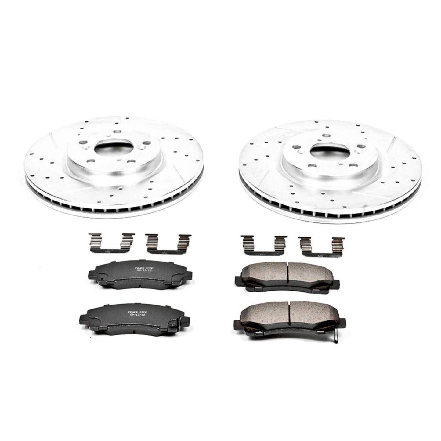 PowerStop Power Stop 09-14 Acura TL Front Z23 Evolution Sport Brake Kit K5855