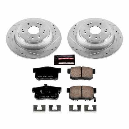 PowerStop Power Stop 10-11 Honda Accord Crosstour Rear Z23 Evolution Sport Brake Kit K5859