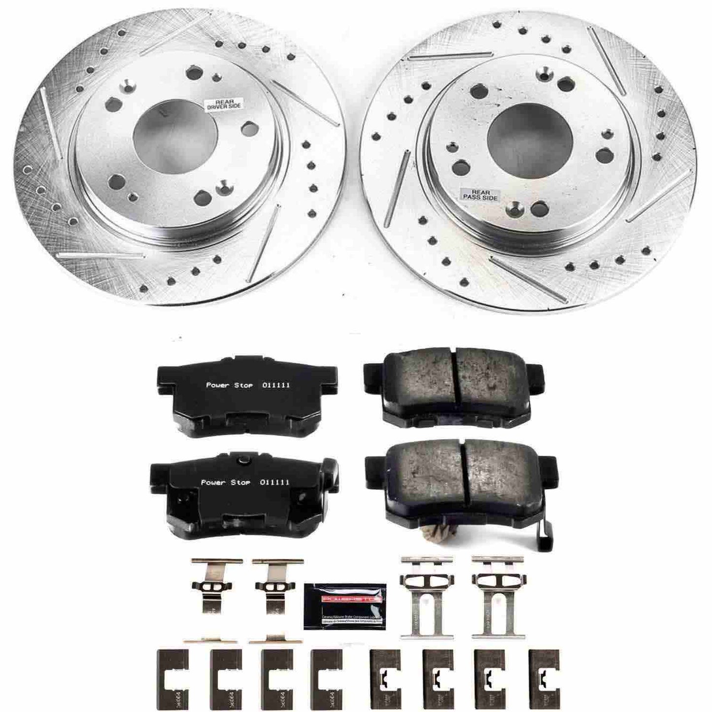 PowerStop Power Stop 11-15 Honda CR-Z Rear Z23 Evolution Sport Brake Kit K5860