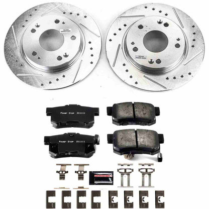 PowerStop Power Stop 11-15 Honda CR-Z Rear Z23 Evolution Sport Brake Kit K5860