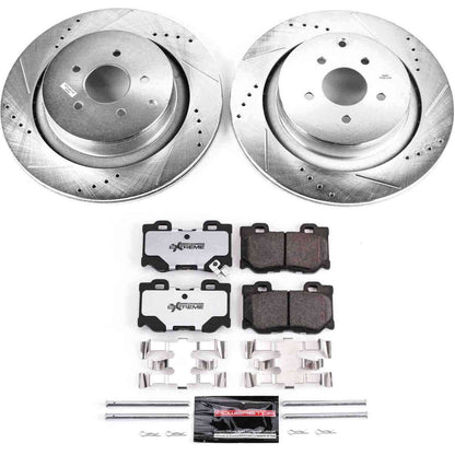 PowerStop Power Stop 09-13 Infiniti FX50 Rear Z26 Street Warrior Brake Kit K5861-26