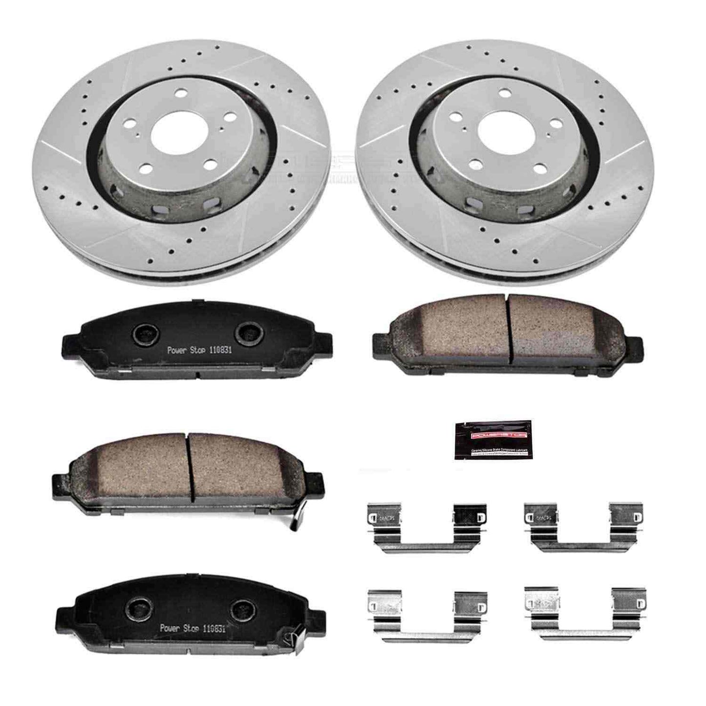 PowerStop Power Stop 09-16 Toyota Venza Front Z23 Evolution Sport Brake Kit K5865