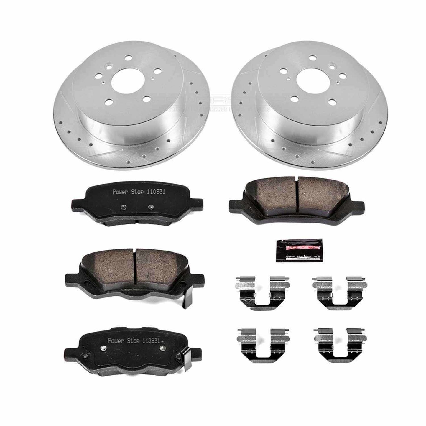 PowerStop Power Stop 09-16 Toyota Venza Rear Z23 Evolution Sport Brake Kit K5867