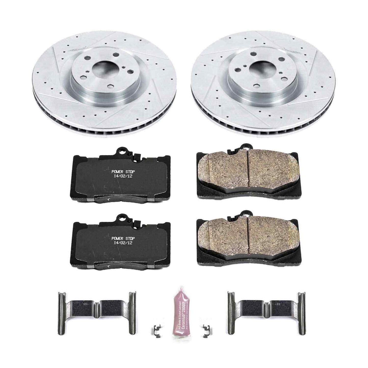 PowerStop Power Stop 09-11 Lexus GS350 Front Z23 Evolution Sport Brake Kit K5868