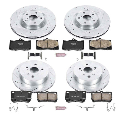 PowerStop Power Stop 09-11 Lexus GS350 Front & Rear Z23 Evolution Sport Brake Kit K5869
