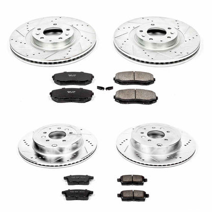 PowerStop Power Stop 07-15 Mazda CX-9 Front & Rear Z23 Evolution Sport Brake Kit K5879