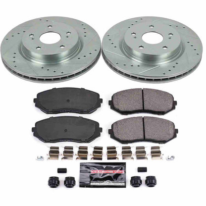 PowerStop Power Stop 06-13 Suzuki Grand Vitara Front Z23 Evolution Sport Brake Kit K5886
