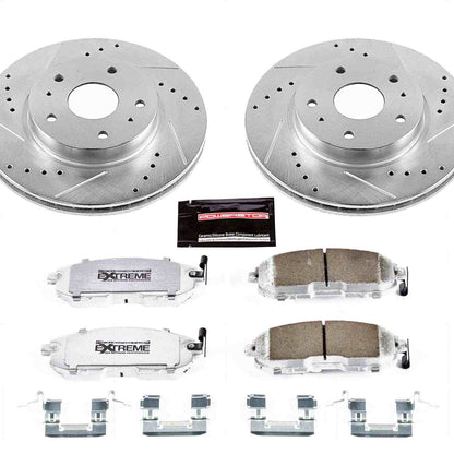 PowerStop Power Stop 07-13 Suzuki SX4 Front Z26 Street Warrior Brake Kit K5887-26