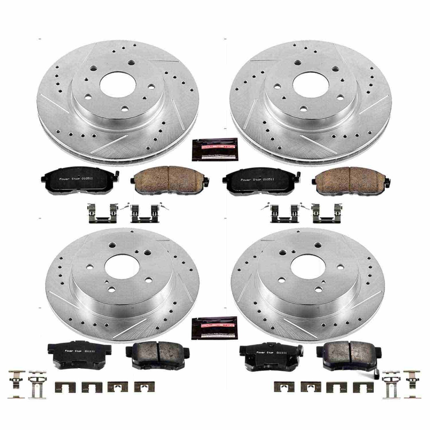 PowerStop Power Stop 07-13 Suzuki SX4 Front & Rear Z23 Evolution Sport Brake Kit K5888