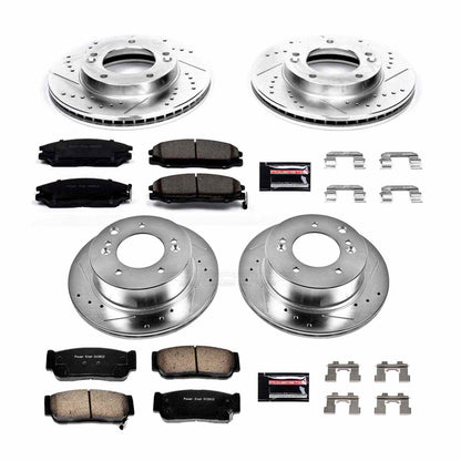 PowerStop Power Stop 03-06 Kia Sorento Front & Rear Z23 Evolution Sport Brake Kit K5900