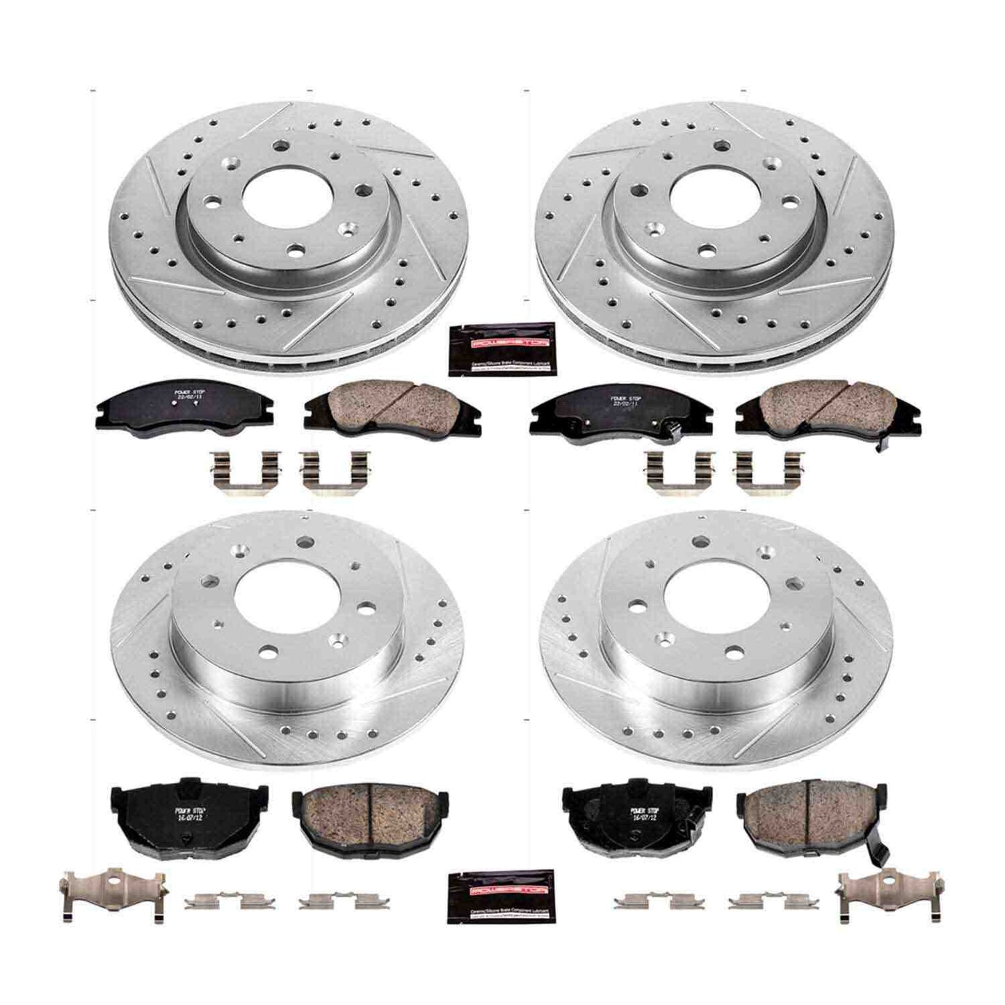 PowerStop Power Stop 04-09 Kia Spectra Front & Rear Z23 Evolution Sport Brake Kit K5904