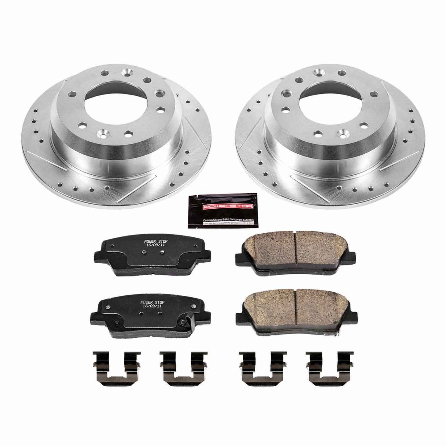 PowerStop Power Stop 07-08 Hyundai Entourage Rear Z23 Evolution Sport Brake Kit K5906
