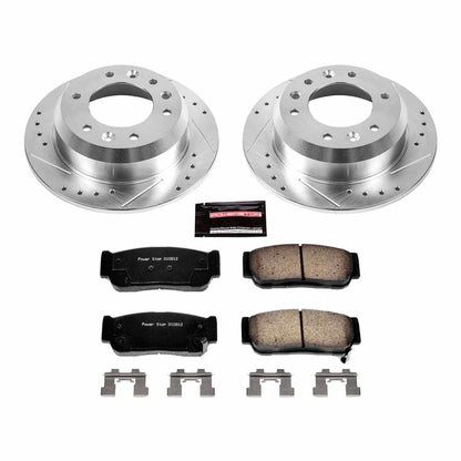 PowerStop Power Stop 2007 Hyundai Entourage Rear Z23 Evolution Sport Brake Kit K5907