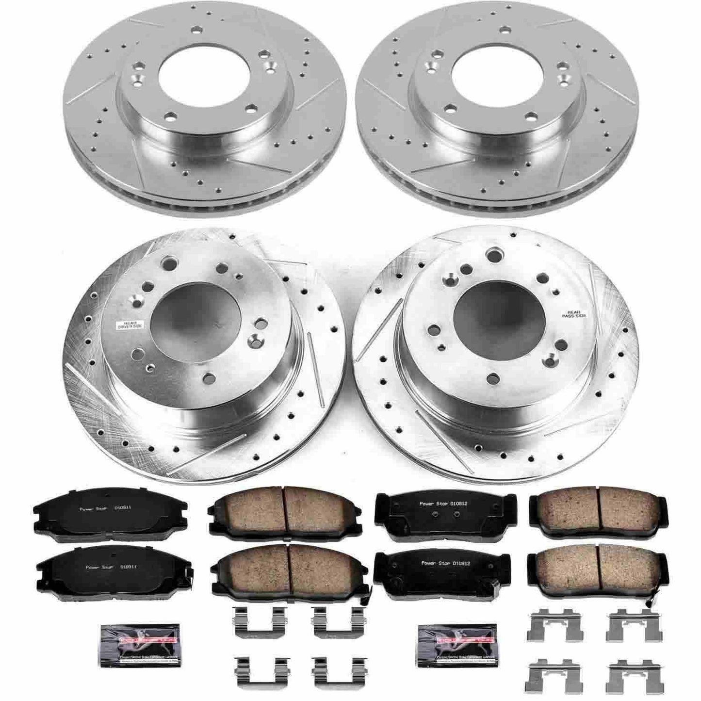 PowerStop Power Stop 07-09 Kia Sorento Front & Rear Z23 Evolution Sport Brake Kit K5909