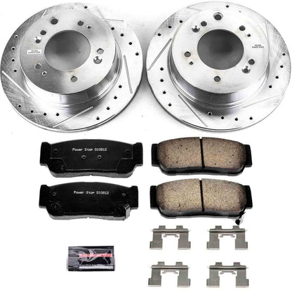 PowerStop Power Stop 07-09 Kia Sorento Rear Z23 Evolution Sport Brake Kit K5910
