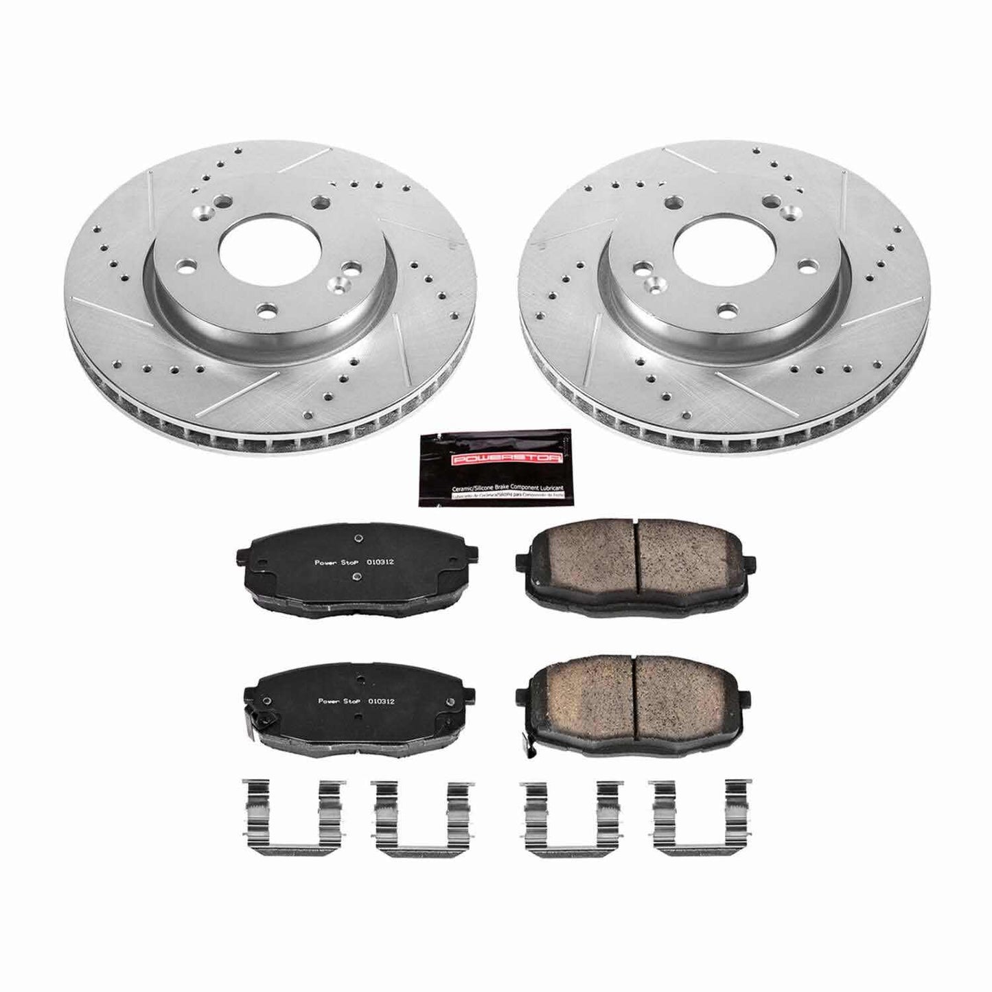 PowerStop Power Stop 10-13 Kia Forte Front Z23 Evolution Sport Brake Kit K5911