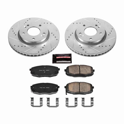 PowerStop Power Stop 10-13 Kia Forte Front Z23 Evolution Sport Brake Kit K5911