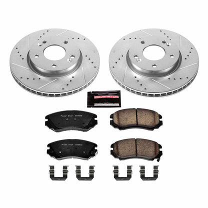 PowerStop Power Stop 10-11 Kia Soul Front Z23 Evolution Sport Brake Kit K5913