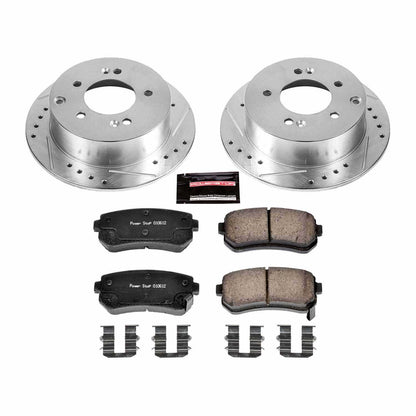 PowerStop Power Stop 10-13 Kia Forte Rear Z23 Evolution Sport Brake Kit K5915