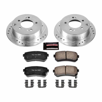 PowerStop Power Stop 10-13 Kia Forte Rear Z23 Evolution Sport Brake Kit K5915