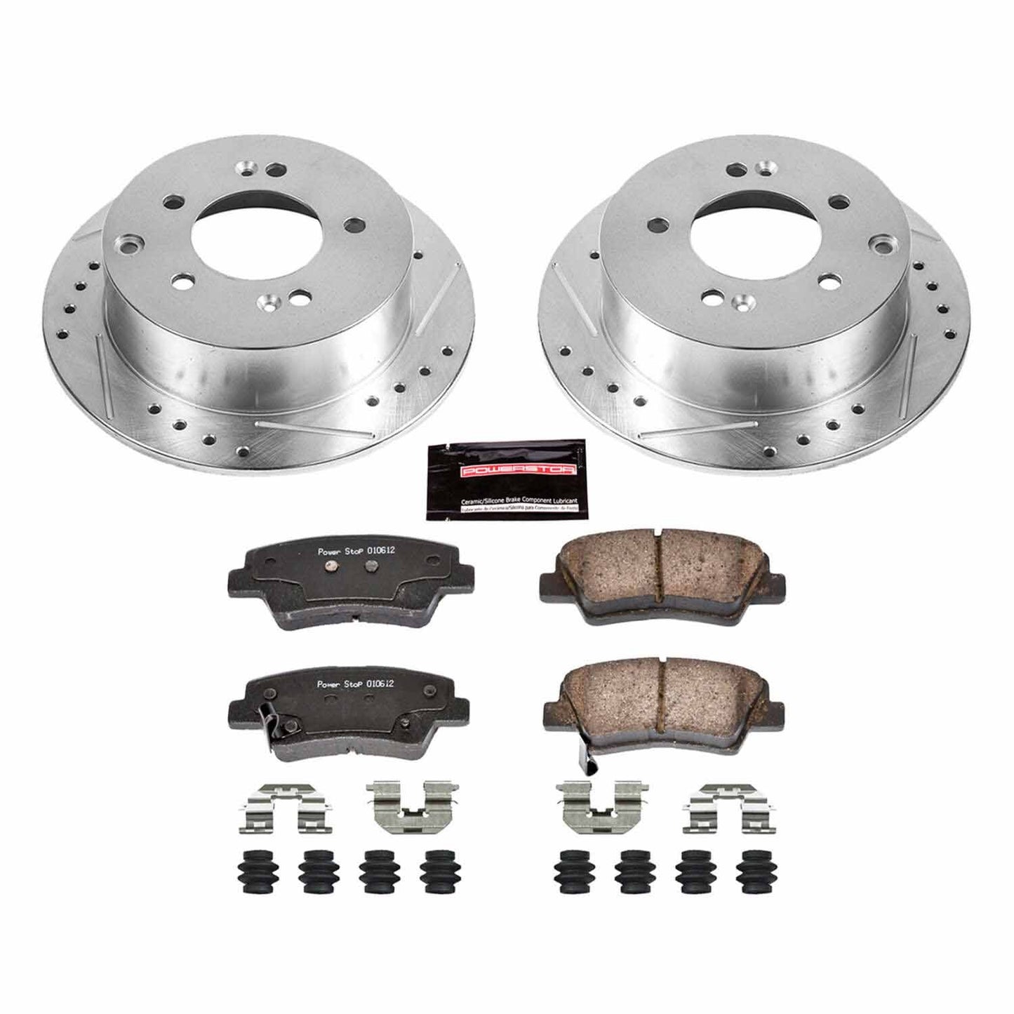 PowerStop Power Stop 10-13 Kia Soul Rear Z23 Evolution Sport Brake Kit K5916