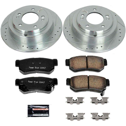 PowerStop Power Stop 04-06 Kia Amanti Rear Z23 Evolution Sport Brake Kit K5917