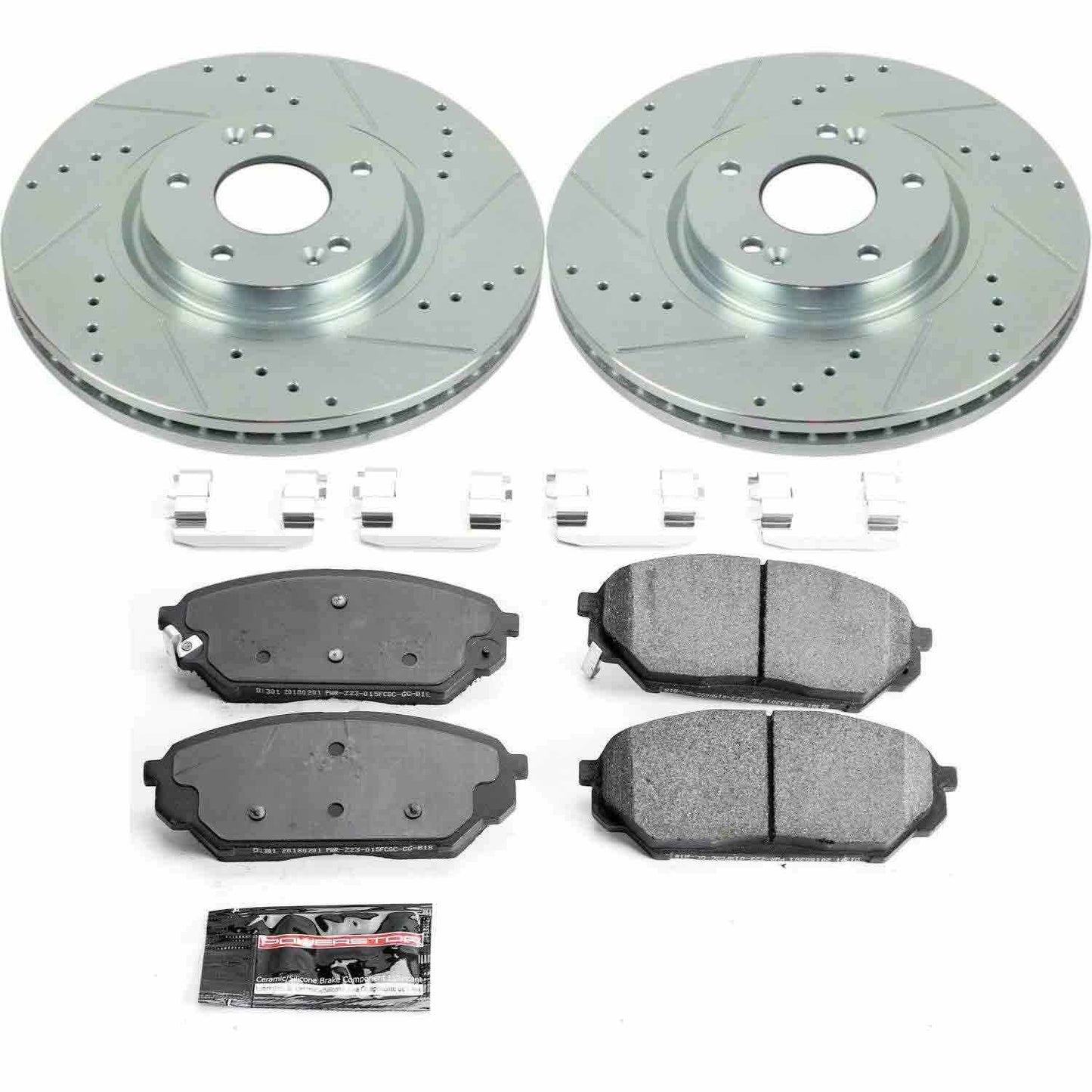 PowerStop Power Stop 07-12 Hyundai Veracruz Front Z23 Evolution Sport Brake Kit K5918