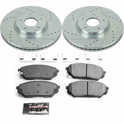 PowerStop Power Stop 07-12 Hyundai Veracruz Front Z23 Evolution Sport Brake Kit K5918