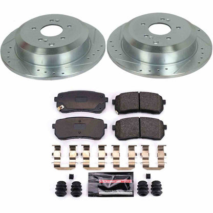 PowerStop Power Stop 07-12 Hyundai Veracruz Rear Z23 Evolution Sport Brake Kit K5920