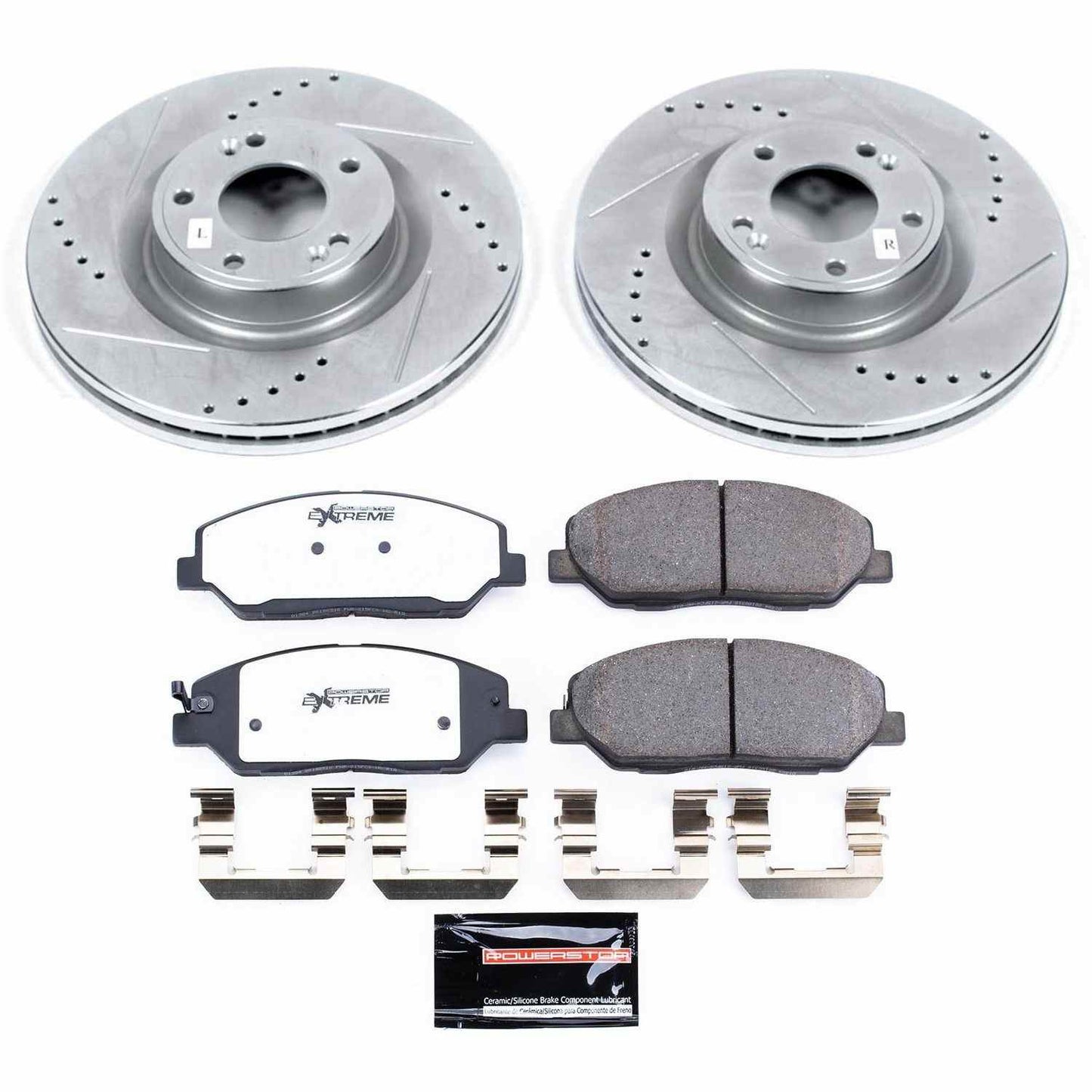 PowerStop Power Stop 09-11 Hyundai Genesis Front Z26 Street Warrior Brake Kit K5921-26