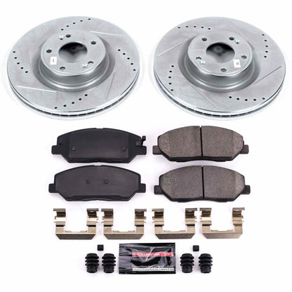 PowerStop Power Stop 09-11 Hyundai Genesis Front Z23 Evolution Sport Brake Kit K5921