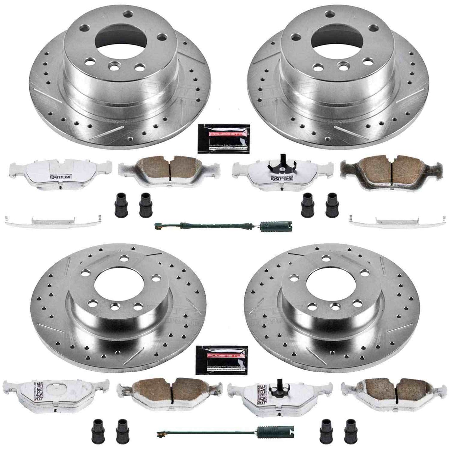 PowerStop Power Stop 96-98 BMW Z3 Front & Rear Z26 Street Warrior Brake Kit K592-26