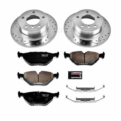 PowerStop Power Stop 95-99 BMW 318ti Rear Z23 Evolution Sport Brake Kit K593