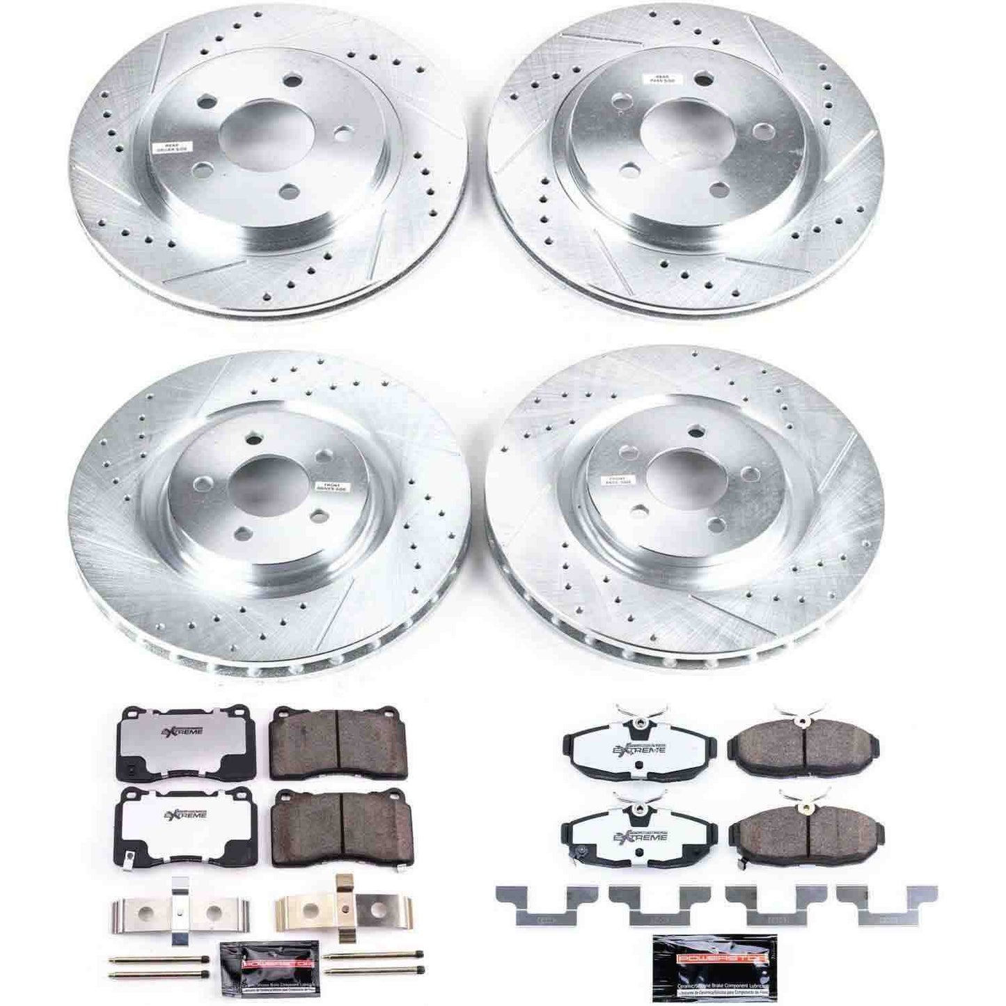 PowerStop Power Stop 2012 Ford Mustang Front & Rear Z26 Street Warrior Brake Kit K5942-26