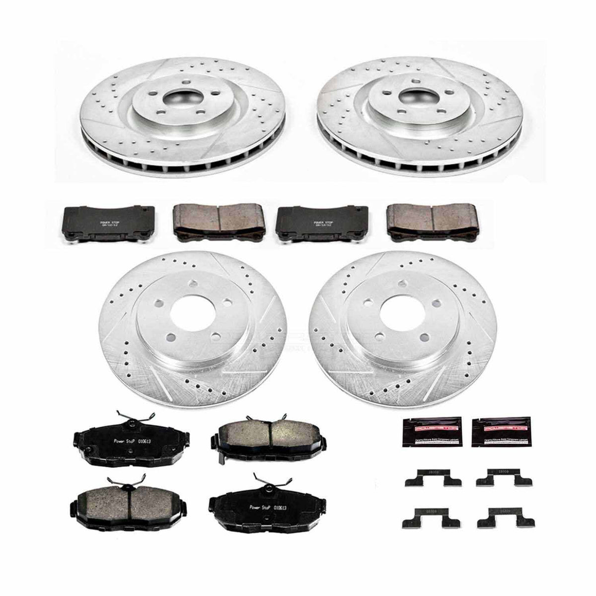 PowerStop Power Stop 2012 Ford Mustang Front & Rear Z23 Evolution Sport Brake Kit K5942