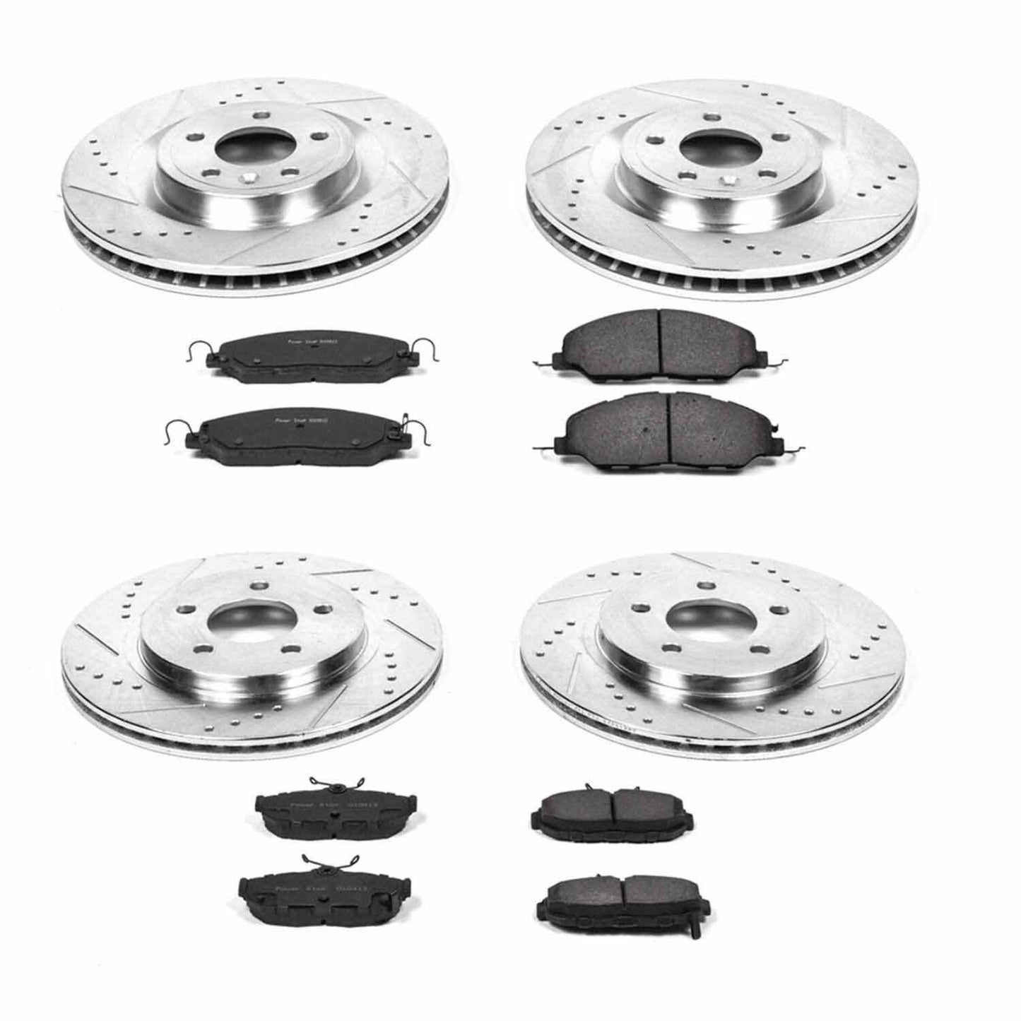 PowerStop Power Stop 11-14 Ford Mustang Front & Rear Z23 Evolution Sport Brake Kit K5943