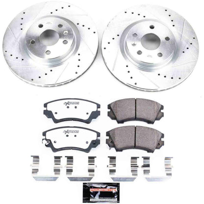 PowerStop Power Stop 11-17 Chevrolet Caprice Front Z26 Street Warrior Brake Kit K5948-26