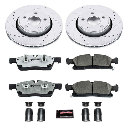 PowerStop Power Stop 11-19 Dodge Durango Front Z26 Street Warrior Brake Kit K5951-26