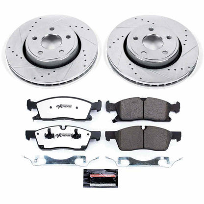 PowerStop Power Stop 11-19 Dodge Durango Front Z36 Truck & Tow Brake Kit K5951-36