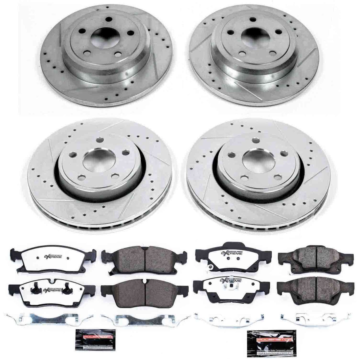 PowerStop Power Stop 11-19 Dodge Durango Front & Rear Z36 Truck & Tow Brake Kit K5952-36